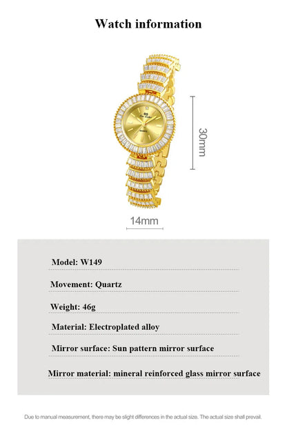 UTHAI Women Watch Light Luxury Brand Female Bracelet Exquisite Mermaid Full Diamond Waterproof Ladies Fashion Quartz Watches