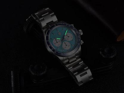 2026RollsTimi Luxury Quartz Watches men's Vk63Movt sports Chronograph men's fashion sapphire all-steel diving watch reloj hombre