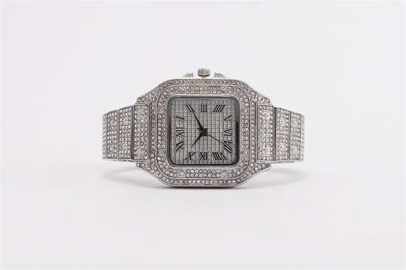 2025 Fashion Watches for Men Women Iced Out Watch Man Luxury Diamond Watch Unisex Quartz Wristwatches Relogio Gift Drop Shipping