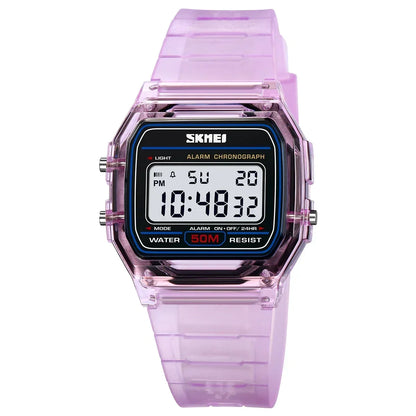 SKMEI 2056 Waterproof Sports Watch for Men Women Electronic Countdown Boy Girl Digital Date Wristwatches Woman Reloj Masculino