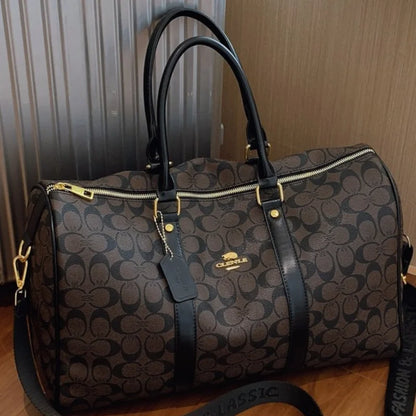 Women's Classic Boston Handbag Large Capacity Elegant Travel Duffle Bags for Women Weekend Luggage Travel Shoulder Bag