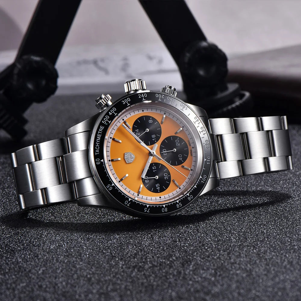 2026RollsTimi Luxury Quartz Watches men's Vk63Movt sports Chronograph men's fashion sapphire all-steel diving watch reloj hombre