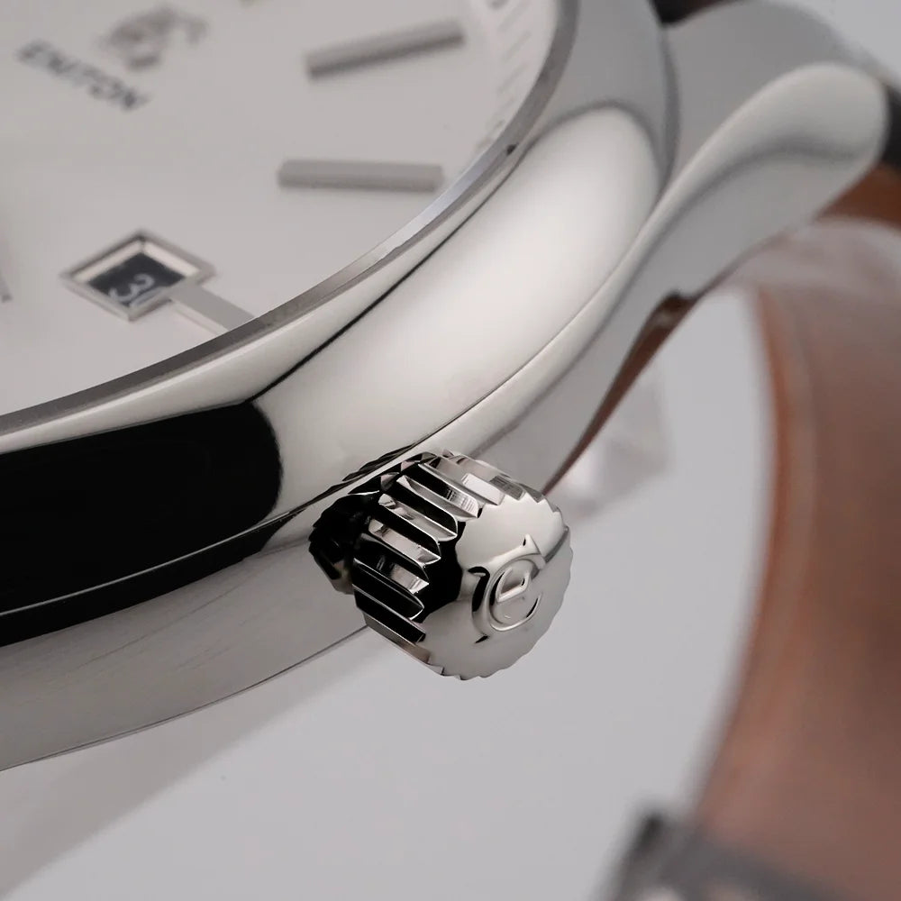ENITON 41mm Automatic watch 8217 Movement Men's Watch Business luxury watches man Fashion mens watch mechanical Watches for men