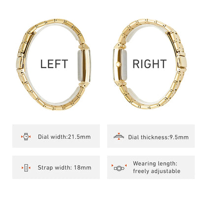 2022 Luxury Golden Quartz Wristwatches For Women Ladies Fashion 30m Waterproof Female Girl Watches Relogio Feminino Clock L1029