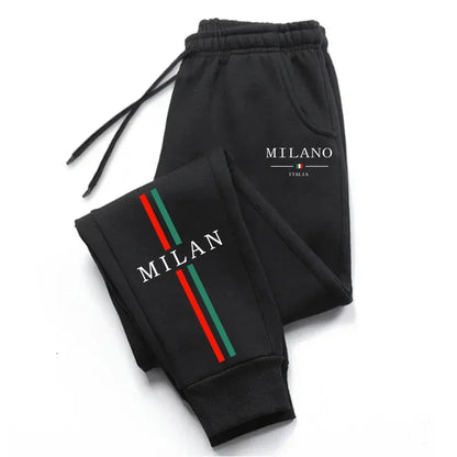 2025 Hot Sale Milan City Printed Jogger Pants Men Women Autumn Winter Casual High Quality Outdoor Running Sports Casual pants
