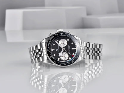 Pagani design Panda retro men's watches 2026 new top business quartz watch men's VK64 chronograph AR Sapphire sports clock reloj