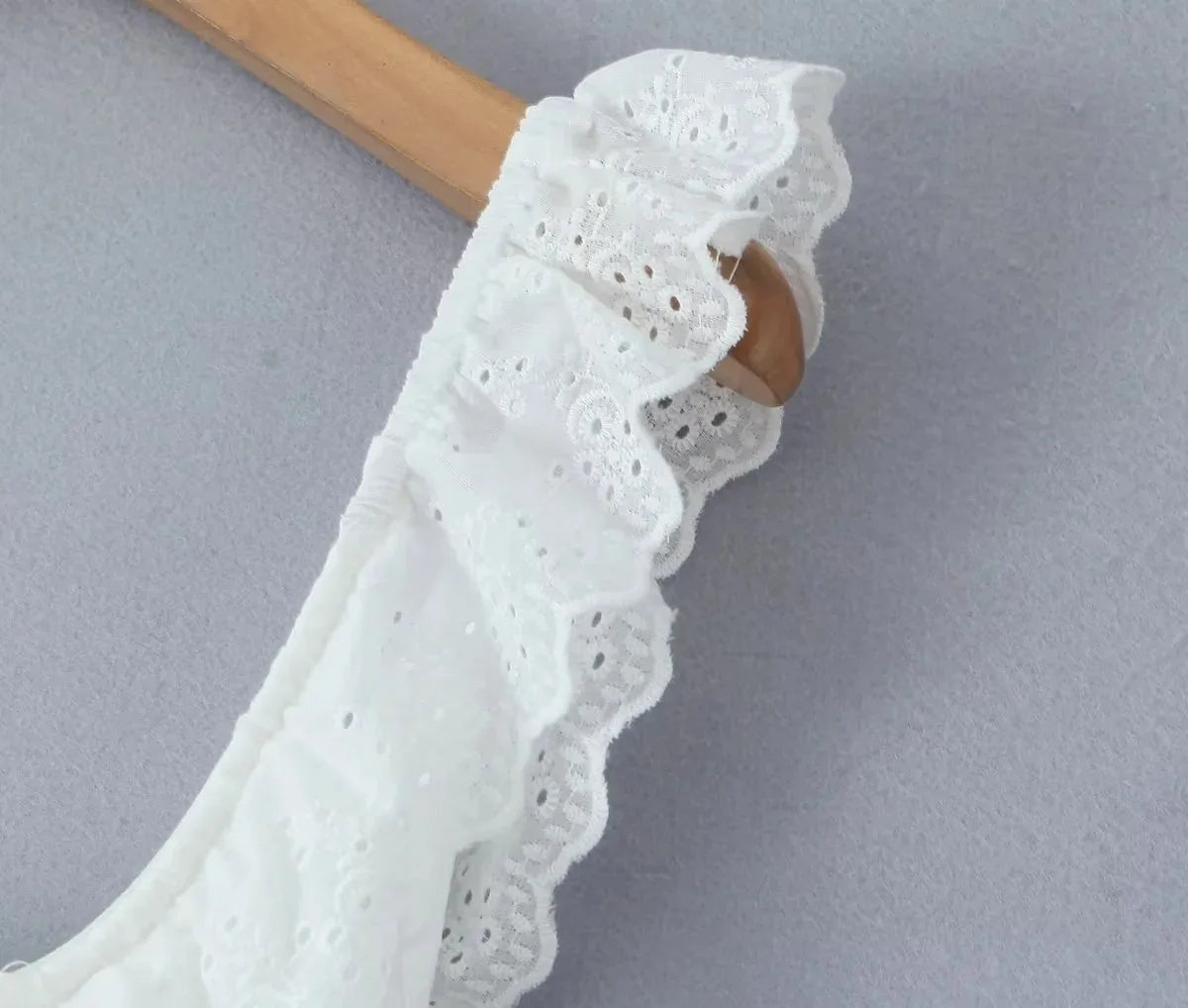 Ashgaily White Dress Women Halter Cotton Long Dress Lace Elegant Party Outfits Ladies Sexy Club Clothes