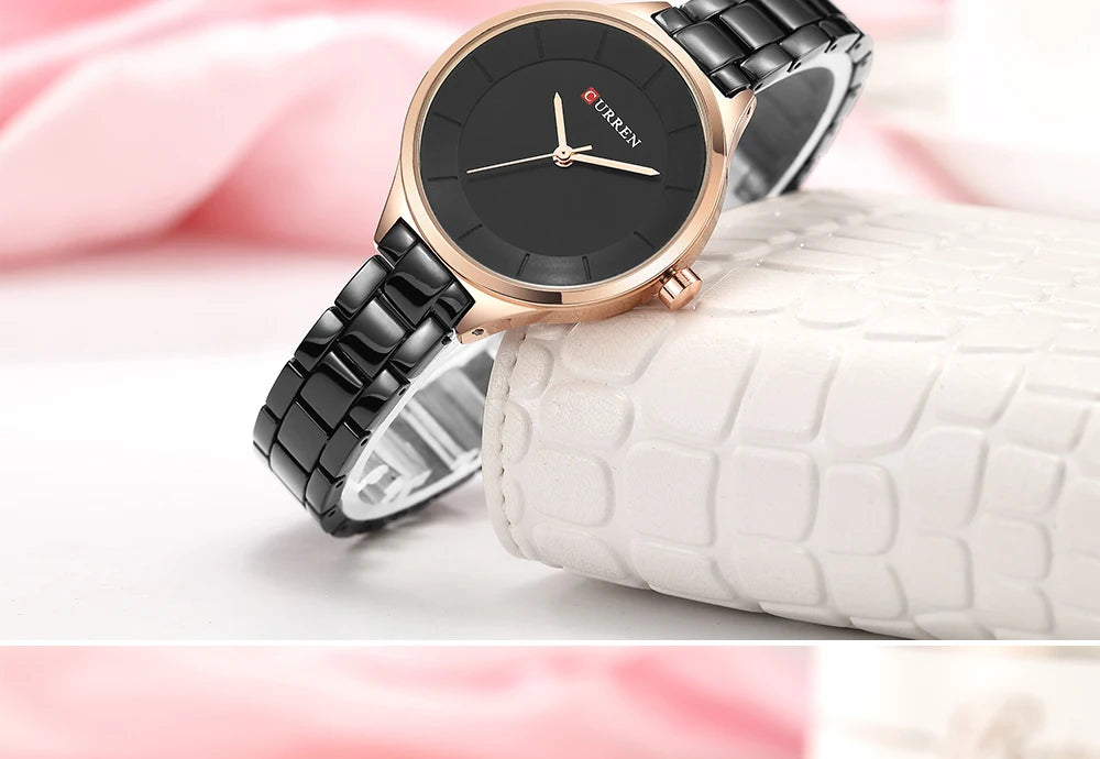 TOP Luxury Rose Gold Women's Watch Stainless Steel Ladies Wrist Watches Relogio Feminino Fashion Female Hour Reloj Mujer