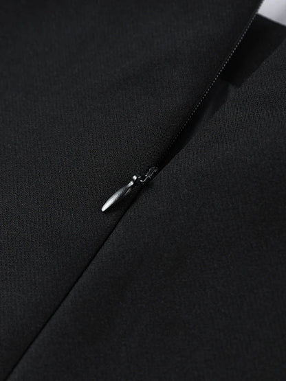 Cropped Women Blazer Zipper Sleeveless Stand Collar Solid Elegant Female Shrugs Top Fashion Casual Party Clothing New 2026
