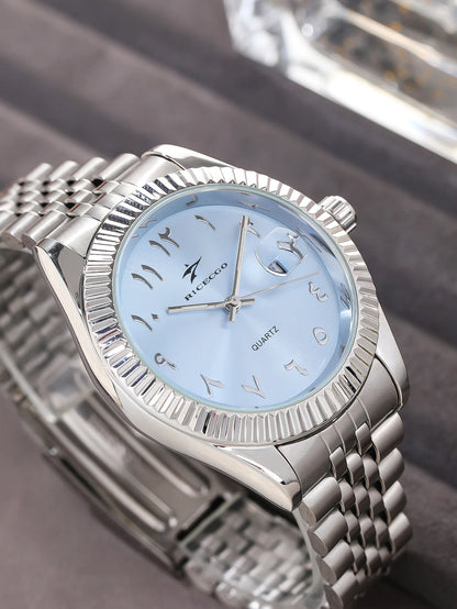 Fashion Men's Watches Date High-end Luxury Casual Sport Clock Classic Business Quartz Male Stainless Steel Wristwatches