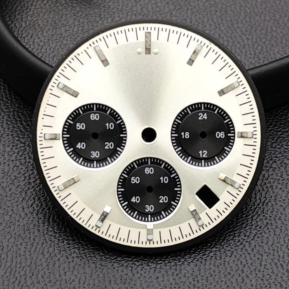 39.7mm MoonSwatch Chronograph Watches Stainless Steel Case Fit VK63 Movement Accessories Sapphire Glass Watch 20mm Strap Moon