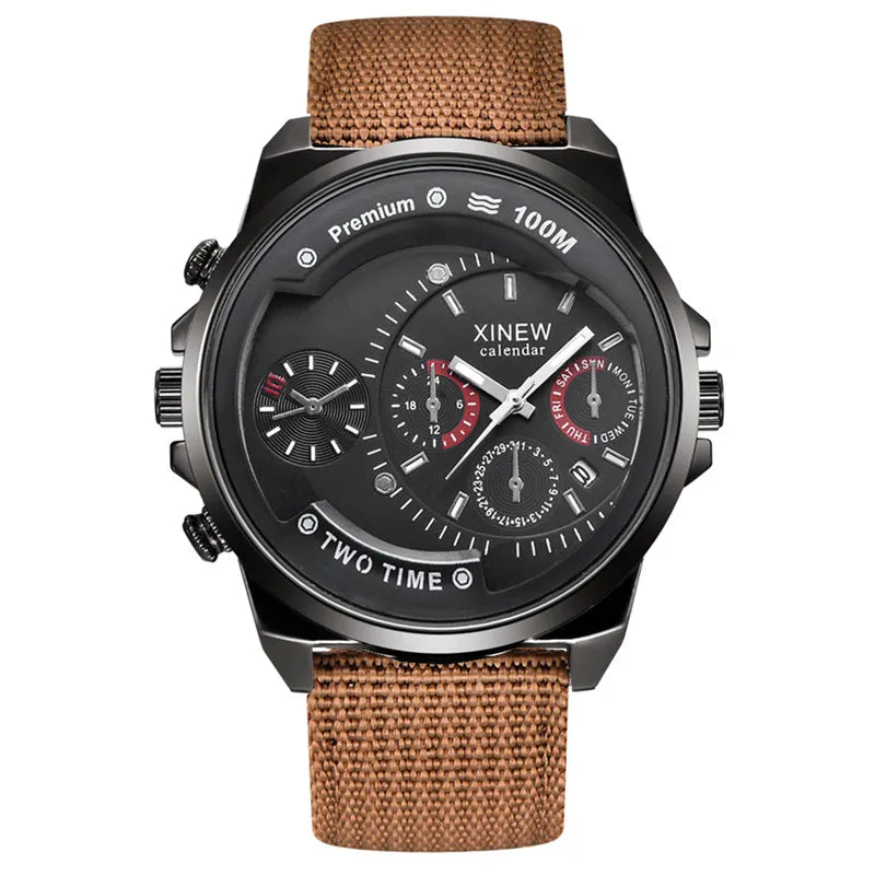Montre Homme Boys Brand Watches Men Students Fashion Nylon Band Date Quartz Wrist Watch Reloj Hombre Relogios Masculinos 2026