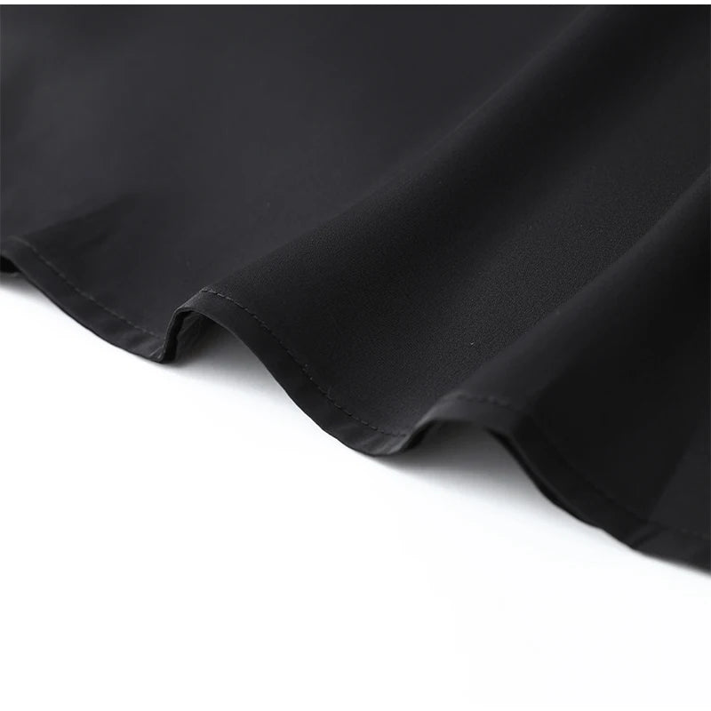Black Lace Patchwork Satin Backless Dress Women Sexy Strapless Off-Shoulder Maxi Fishtail Dresses 2026 Lady Chic Party Vestido