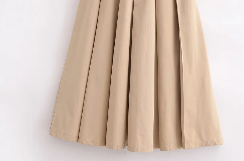 MUJER 2025 Woman Dresses Belt Pleated Midi Dress Women Sleeveless Summer Dress Woman Knitted Party Dresses for Women Sundress