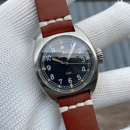 SF745 STEELFLIER Dive Wristwatch VH31 Silent Movement Super Luminous Sapphire Crystal 20Bar Waterproof Luxury 316L Steel Watches