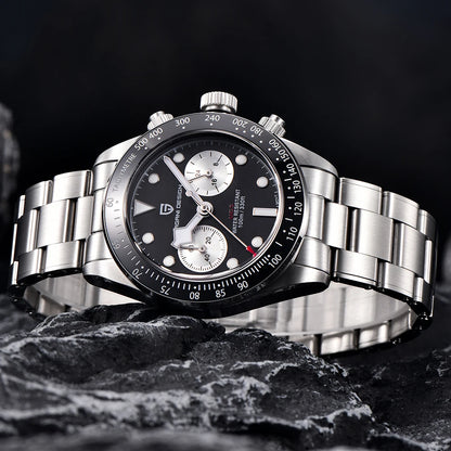 2026 New PAGANI DESIGN Panda Men's Watches Luxury Quartz Chronograph Waterproof AR Sapphire Mirror Sports Watch For Men Luminous