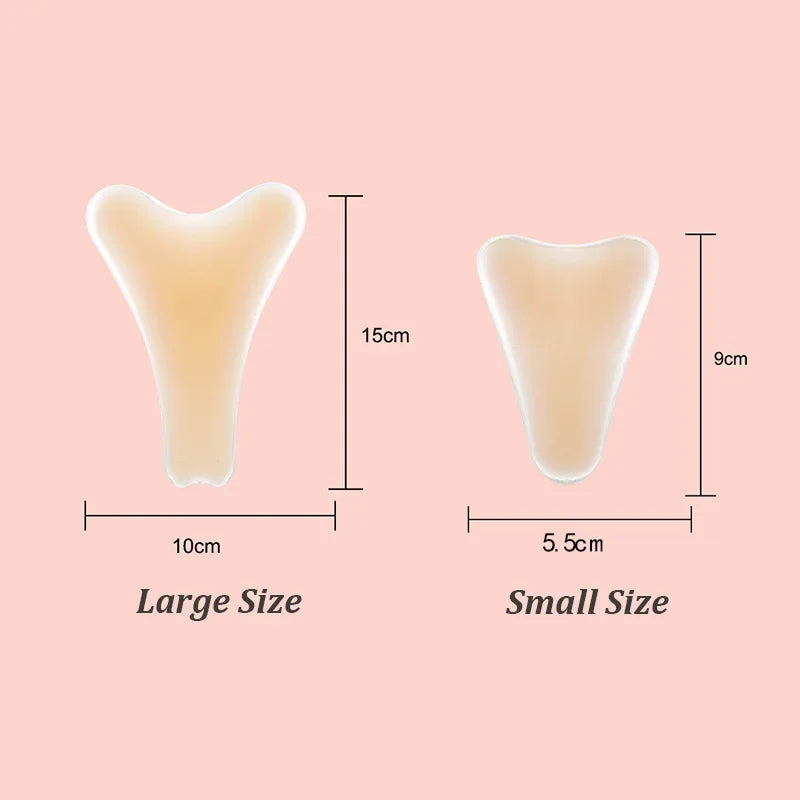 Women Invisible Concealer Panties Silicone Reusable for Swimsuit Underwear Camel Toe Leggings Privacy Stickiness Self-Adhesive