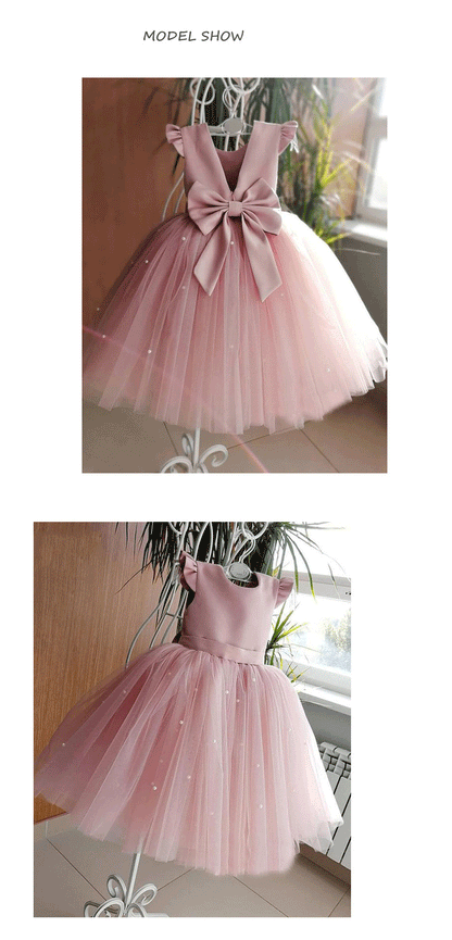 Baby Girls Summer Dresses 2 3 6 8 10Yrs Cute Kids Birthday Princess Dress Children Casual Clothes Sleeveless Girls Layered Dress