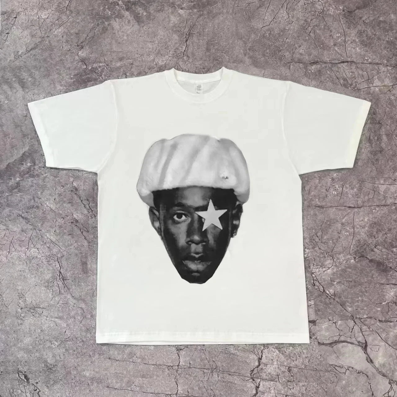 Rapper Frank Retro Graphic T Shirt Men's Hip Hop Ocean Album Clothing T-Shirts Y2k Unisex Blond Fashion Oversized Cotton T-shirt