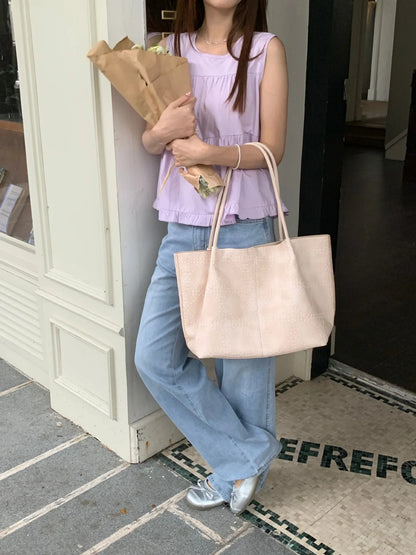 Women's handbag tote bag，2026New Fashionable Quilted Single-Shoulder Tote Bag，Women's large-capacity mother-and-daughter bag, hi