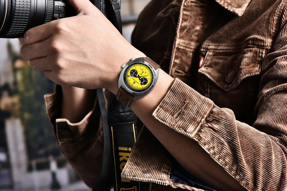 PAGANI DESIGN Men's Watches Luxury Quartz Wrist Watch For Men AR Sapphire Speed Chronograph Retro Dial Clock Reloj Hombre 2026