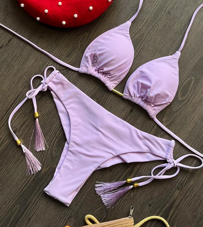 RUOTONGSEPT 2025 New Sexy 13 Color Triangle Bathing Suit for Women Brazilian Bikinis Swimwear Push Up Swimsuit Beach Bikini Set