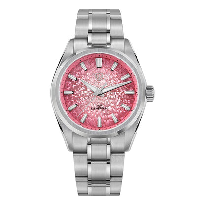 Watchdives 38mm Men Quartz Watch VH31 Sweep Seconds Movement ice Crystal Titanium Waterproof Watches WD0003B WD0003C WD0003D