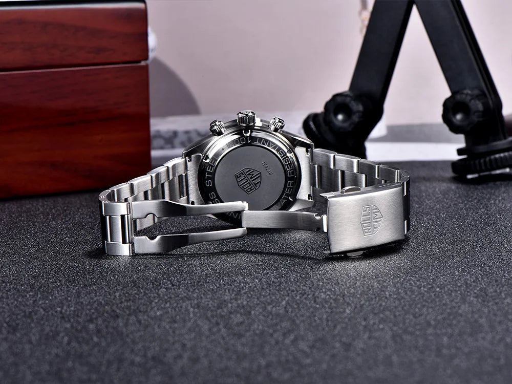 2026RollsTimi Luxury Quartz Watches men's Vk63Movt sports Chronograph men's fashion sapphire all-steel diving watch reloj hombre