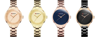 TOP Luxury Rose Gold Women's Watch Stainless Steel Ladies Wrist Watches Relogio Feminino Fashion Female Hour Reloj Mujer