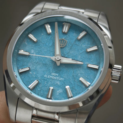 Watchdives 38mm Men Quartz Watch VH31 Sweep Seconds Movement ice Crystal Titanium Waterproof Watches WD0003B WD0003C WD0003D