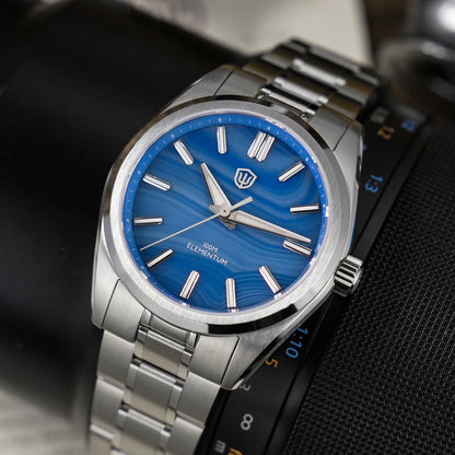 Watchdives 38mm Men Quartz Watch VH31 Sweep Seconds Movement ice Crystal Titanium Waterproof Watches WD0003B WD0003C WD0003D
