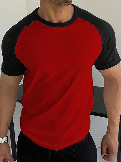Summer Outdoor Sports Loose Comfortable Men's T-shirt Fitness Exercise Fashion Men's Short-sleeved Top Daily Street Men's T-shir