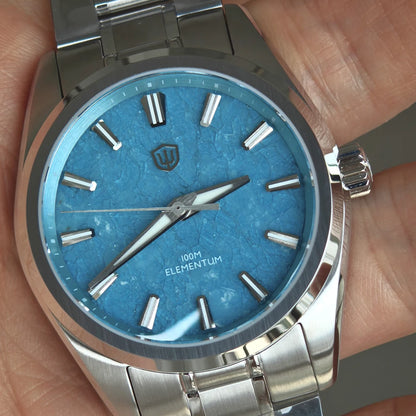 Watchdives 38mm Men Quartz Watch VH31 Sweep Seconds Movement ice Crystal Titanium Waterproof Watches WD0003B WD0003C WD0003D