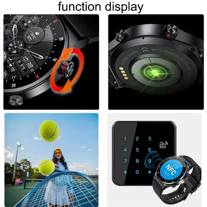 LIGE ECG+PPG Bluetooth Call Smart Watch Men 2023 Sports Bracelet NFC Waterproof Custom Watch Face Men SmartWatch For IOS Android