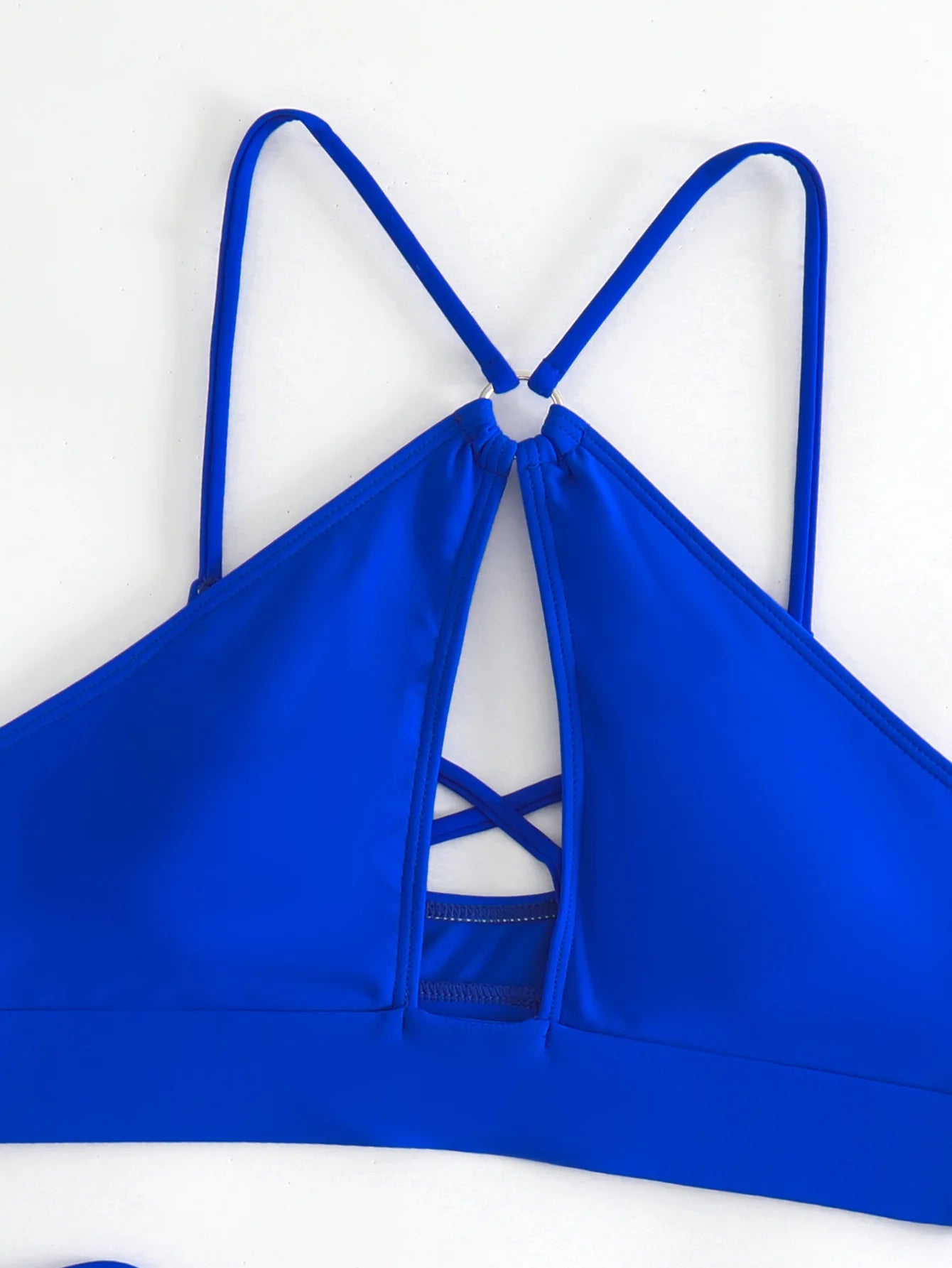 2025 Sexy Orange Bikini Hollow Out Push Up Two-Piece Swimsuit Women Halter Bandage Backless Thong Swimwear Summer Beachwear New