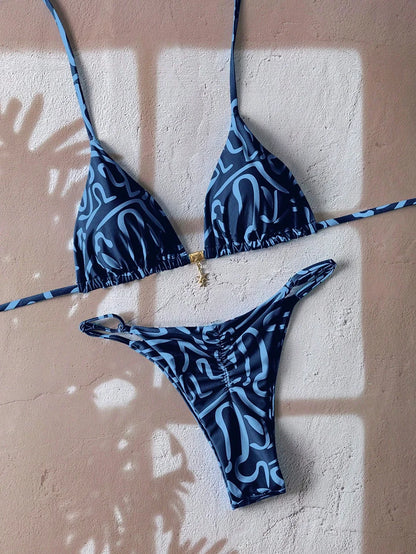 Sexy Leopard Push Up Bikinis Two Piece Bathing Suits 2026 Micro Bikini Sets Women Swimsuit Beach Wear Thong Swimwear for Female