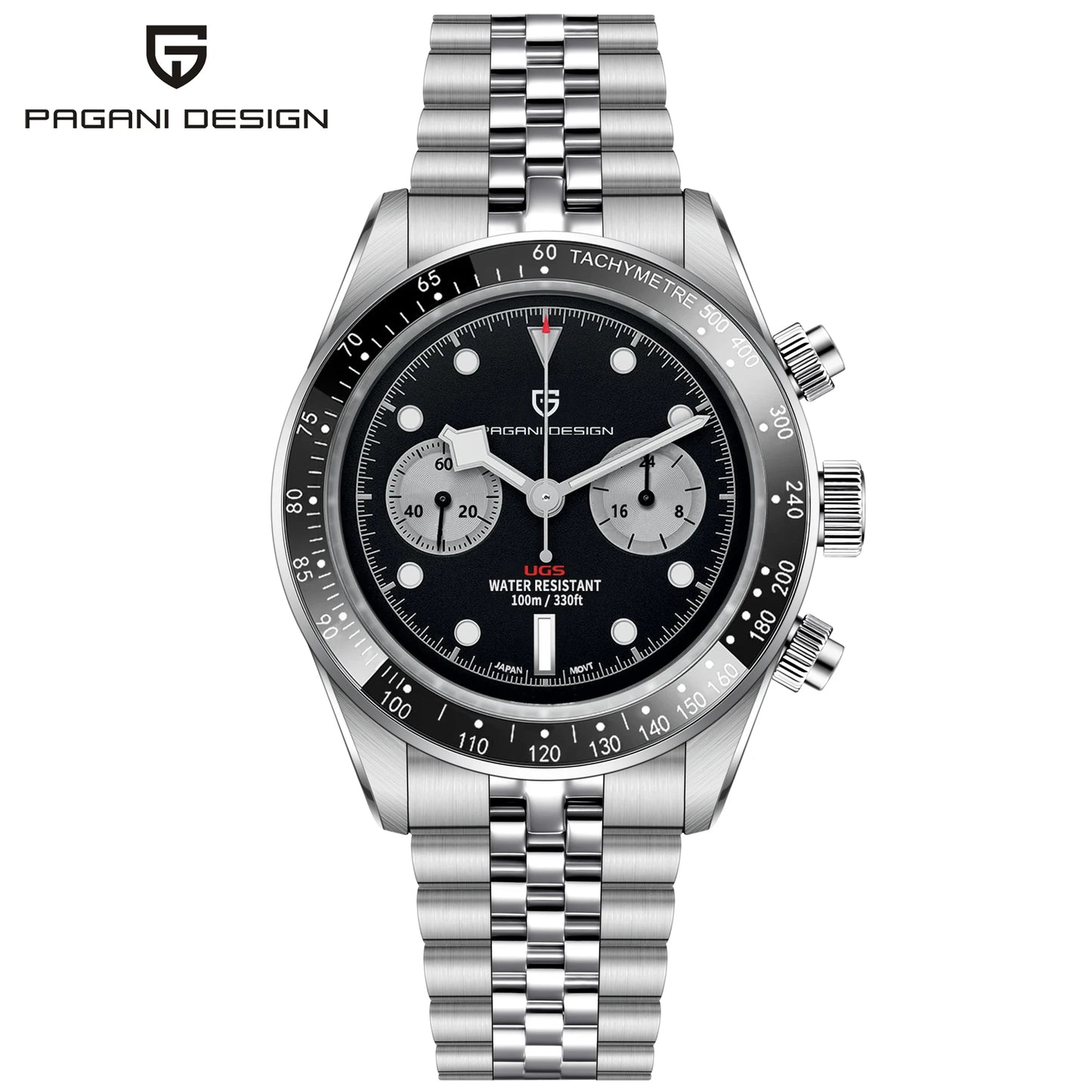 Pagani design Panda retro men's watches 2026 new top business quartz watch men's VK64 chronograph AR Sapphire sports clock reloj