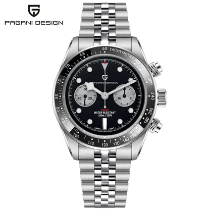 Pagani design Panda retro men's watches 2026 new top business quartz watch men's VK64 chronograph AR Sapphire sports clock reloj