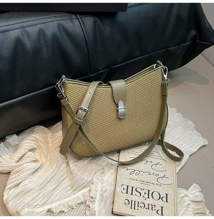 Large Capacity Diaper Bag For Women High-End Minimalist Leather Backpack Stylish Casual Unique Design Commuter