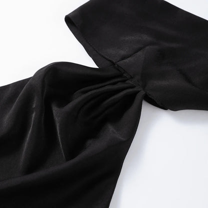 Sexy Ribbon Sleeveless Long Dress Women Elegant Slim Stain Backless Lace Up Party Dresses 2026 Fashion Solid Holiday Robe Lady