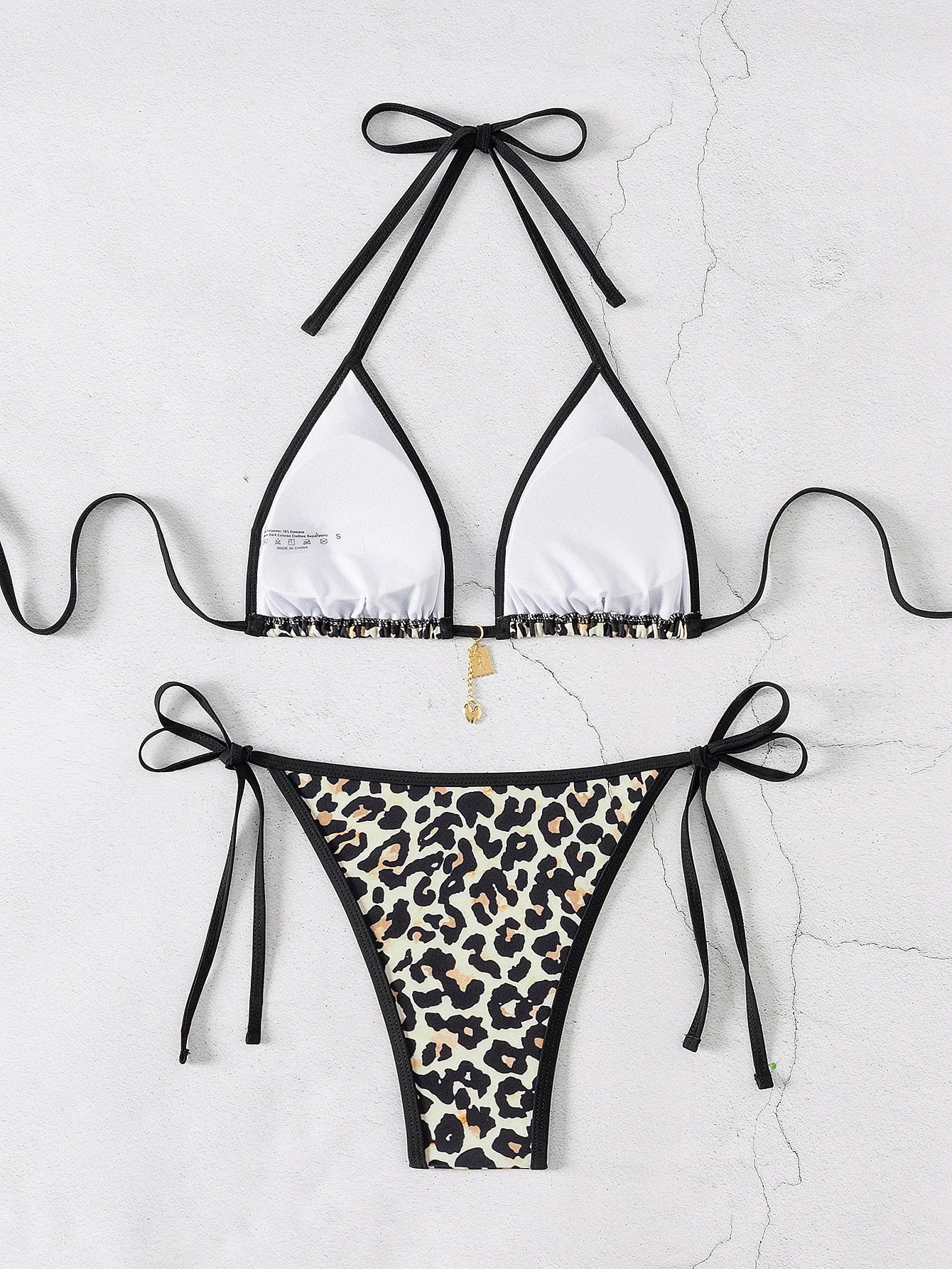 "2026 New Triangle Bikini Set - Floral Print Push Up Swimsuit & Brazilian Bottoms"