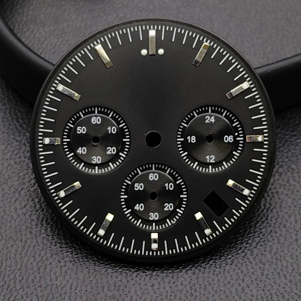 39.7mm MoonSwatch Chronograph Watches Stainless Steel Case Fit VK63 Movement Accessories Sapphire Glass Watch 20mm Strap Moon