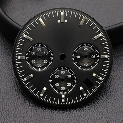 39.7mm MoonSwatch Chronograph Watches Stainless Steel Case Fit VK63 Movement Accessories Sapphire Glass Watch 20mm Strap Moon