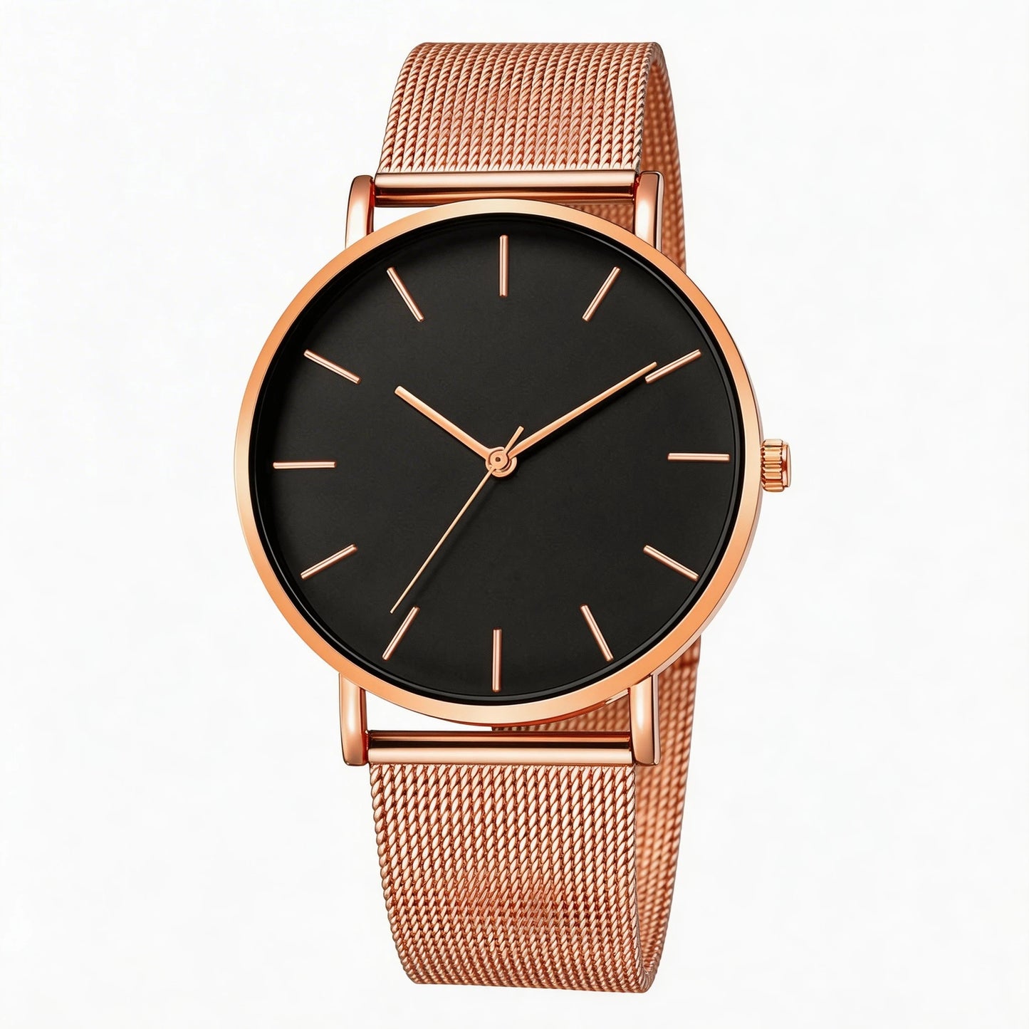 Top Brand Luxury Watches Women Fashion Stainless Steel Mesh Belt Quartz Wristwatch Simple Casual Ladies Clock Gift Montre Femme