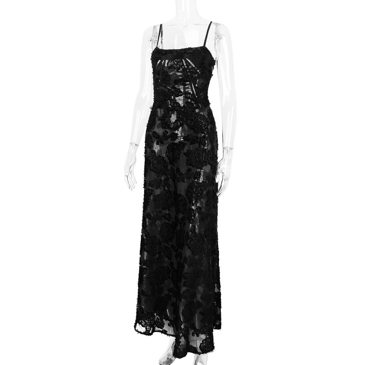 Ashgaily White Dress Women Halter Cotton Long Dress Lace Elegant Party Outfits Ladies Sexy Club Clothes