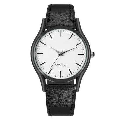 Classic Lovers Watches Men Women Casual Leather Strap Quartz Men's and Women's Pair Quartz Watch Gift High Quality