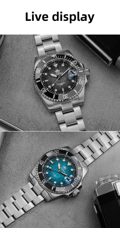 ADDIESDIVE Automatic Watch for Men Sapphire AR Coated 20Bar Supper Luminous Wristwatch Sports Mechanical Watches New AD2536