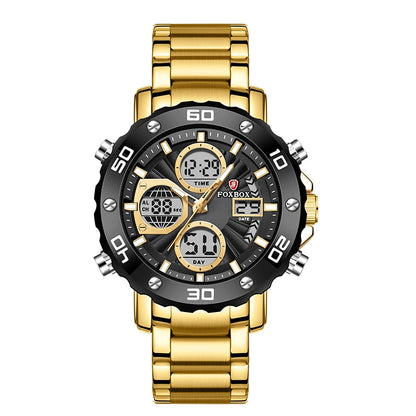 LIGE Watches For Men Luxury Brand Sport Quartz Wristwatch Waterproof Military Digital Clock Steel Men Watch Relogio Masculino