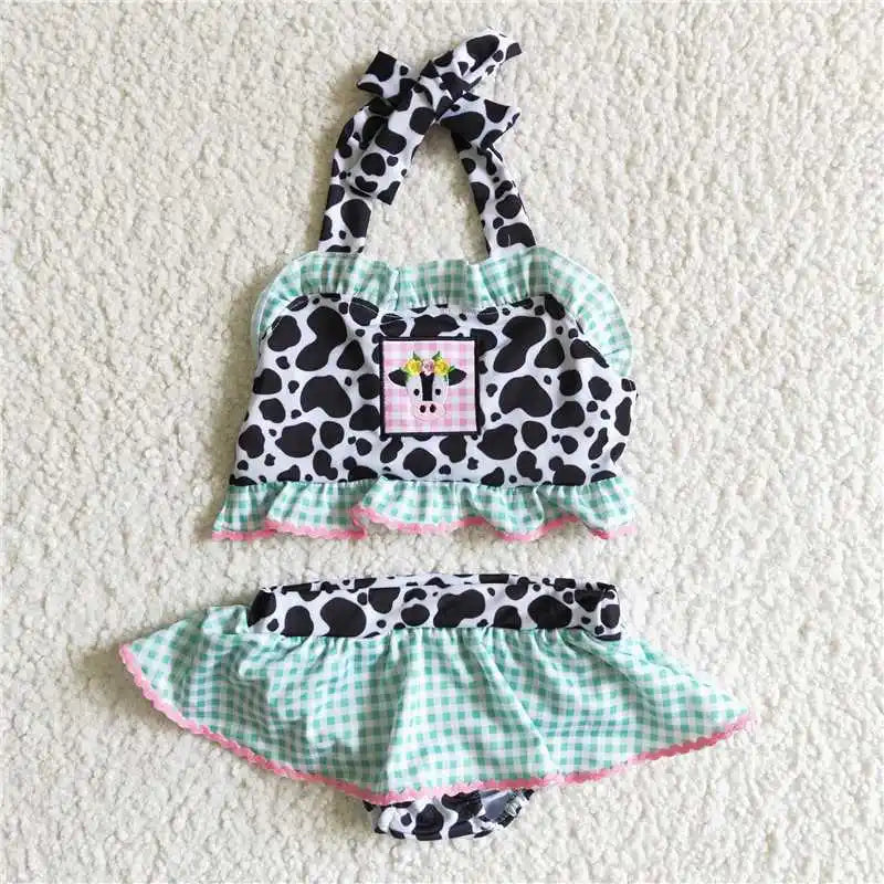 Wholesale Children Summer Grey Camo Print Swimsuit Kid Stretchy Swimwear Infant Matching Baby Boy Girl Swimming Trunks Shorts