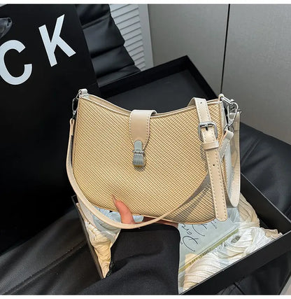 Large Capacity Diaper Bag For Women High-End Minimalist Leather Backpack Stylish Casual Unique Design Commuter